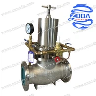 Trykreduktionsventil i støbt stål